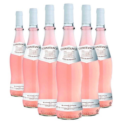 Case of 6 Cuvee Constance Cotes de Provence Rose Wine 75cl